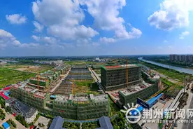 最新航拍！两湖绿谷水果市场项目主体基本封顶图片