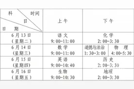 2023年青岛中考6月13日举行 7月10日公布成绩图片