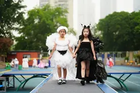 DIY服装秀、捉泥鳅、科技小制作……这群小学生奇思妙想过“六一”图片