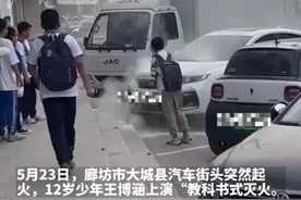 奖励5000元！上演“教科书式”救火的河北少年获天天正能量奖图片