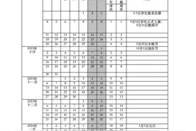 海南中职学校2023-2024学年度校历出炉 下学期9月4日开学图片