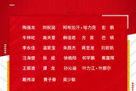 男足亚运队2023年第二期集训名单公布图片