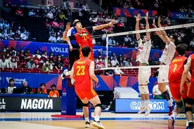 中国男排苦战五局拿下2023世界男排联赛开门红图片