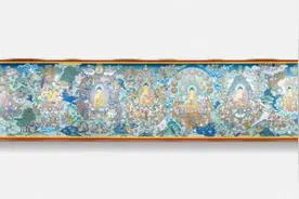 “桑杰本唐卡艺术展”四度亮相文博会，观众近距离领略“藏族百科全书”之美！图片