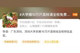 预估10万斤！“荔枝大学”免费吃荔枝！网友：羡慕了图片