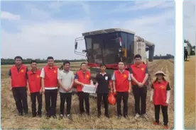 陕西农信咸阳农合机构开展助力“三夏”生产金融服务活动图片