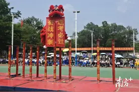 高州舞狮走进潭头中学，高难度表演实力圈粉图片