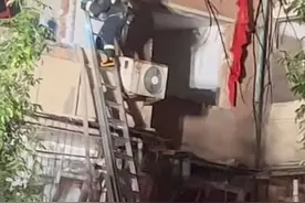 天津一小区爆炸有人员受伤 目击者：玻璃碎一地图片