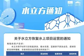 水立方恢复游泳、嬉水乐园等业态图片