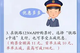 这样买火车票更便宜！官方教你如何省钱图片
