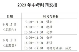 @中考生，南京市中考各区考点看过来图片