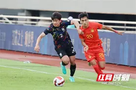 图集 | 热身赛：中国亚运队1比3不敌韩国U24图片