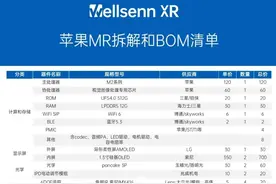 苹果Vision Pro供应链名单来了 中国厂商占据半壁江山图片