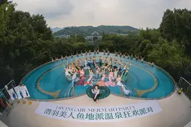 “美人鱼”潜水开派对，惠州龙门避暑出新招图片