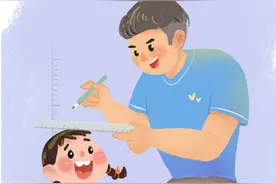 （图表·插画）［父亲节］您陪我慢慢长大图片