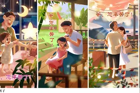 （图表·插画）［父亲节］爸，您辛苦了（横版）图片