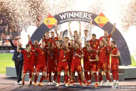 西班牙点球大战险胜克罗地亚 首夺欧国联冠军！图片