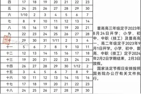 开学、寒暑假时间定了！宁波市中小学新学年校历发布图片