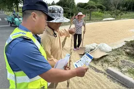 我为群众办实事|海阳公路多措并举整治打场晒粮图片