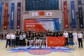 广工成功复仇清华，登顶中国大学生篮球男子联赛图片