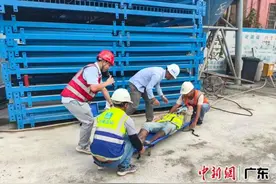 不惧高温“烤”验 广州在建项目防暑降温献“凉”策图片