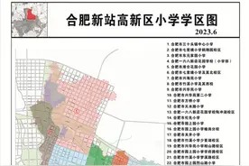 合肥新站高新区学区出炉 2023年中小学招生方案发布图片
