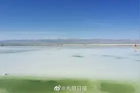 初夏的茶卡盐湖有多美图片