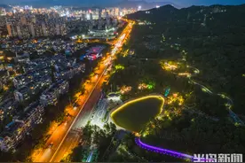 惊艳！夏日夜晚，感受浮山的绚丽多彩！图片
