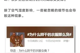洗过的衣服，为什么晾干后会有一股臭味？图片