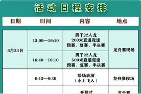 预告 | 2023年广东省龙舟邀请赛（阳春）观赛攻略图片