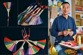 工艺笤帚“守艺人”：巧手编制的端午祝福图片