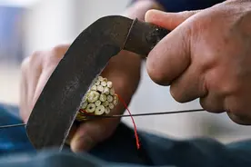 工艺笤帚“守艺人”：巧手编制的端午祝福图片