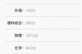 成都七中张蓝月理科712分｜高考放榜图片