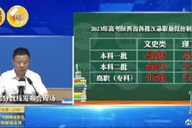 陕西公布高考分数线图片