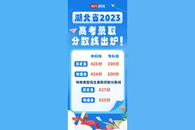 刚刚，2023年湖北省高考分数线公布！图片