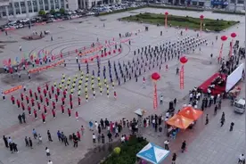 哈尔滨市宾县举行机关在职干部职工健身操比赛图片