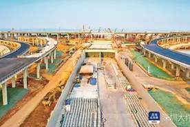 一周最宝安｜国内首个高速公路水下互通立交成形图片