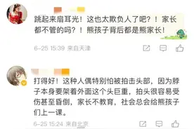 人偶被熊孩子扇脸踢踹后生气反击，网友一边倒喊“支持”？图片