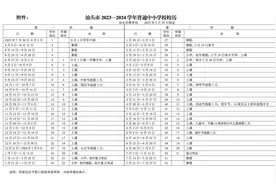 汕头中小学新学年校历公布，高三学生8月1日开学图片