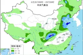 中央气象台：暴雨和强对流预警齐发  华北黄淮等地高温耐力十足图片