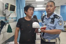 木工被电锯割断手指，晚高峰中北京交警协力救助快速送达医院图片