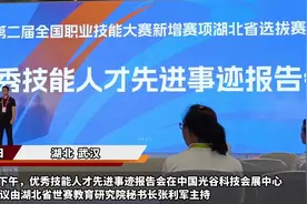 世界技能大赛获奖选手登台分享，优秀技能人才先进事迹报告会催人奋进图片