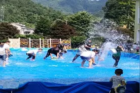 石门一乡村幼儿园变身“水上乐园”，亲子嗨翻天！图片