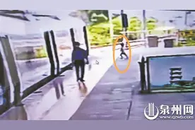 动车关门瞬间 5岁男童突然跑出车厢图片