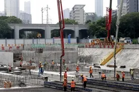 超宽超深！武汉地铁12号线穿越汉江始发站封顶图片