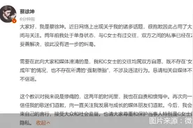 回应争议并道歉：不涉及违法行为  蔡徐坤出道五年偶像吸金路图片