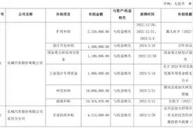 长城汽车股份有限公司及其子公司获得政府补助6.6亿元图片