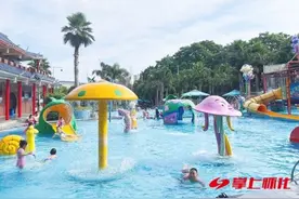 鹤城双村“南国风情水世界”开门迎客图片