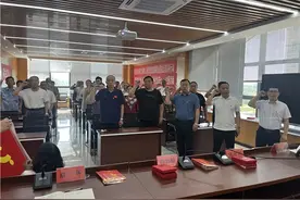 惠民县孙武街道棣州社区开展“忆初心·强党性”政治生日会活动图片