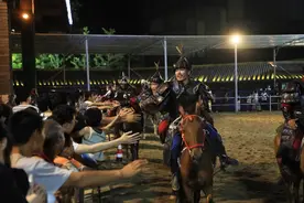 河北涞水：实景演出激活景区夜经济图片